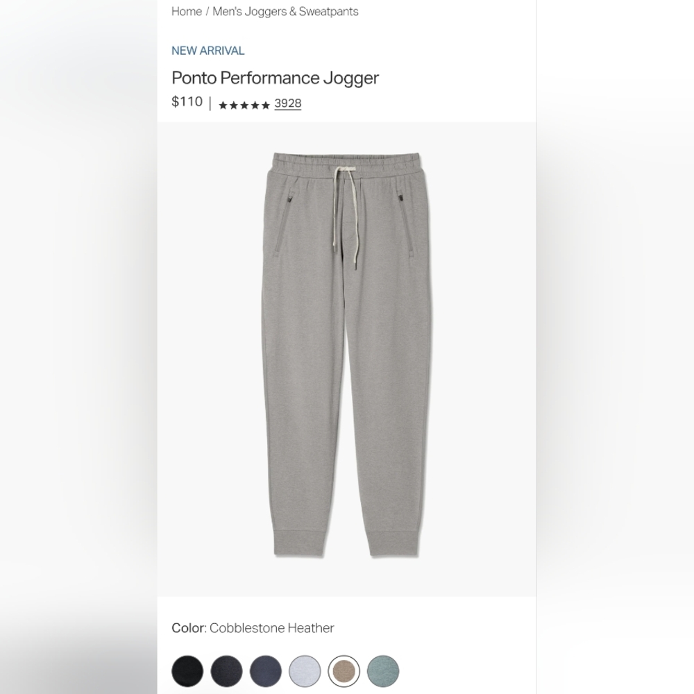 Vuori Ponto Performance Jogger - Size S